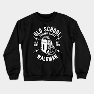 Old School Walkman Vintage Design Crewneck Sweatshirt